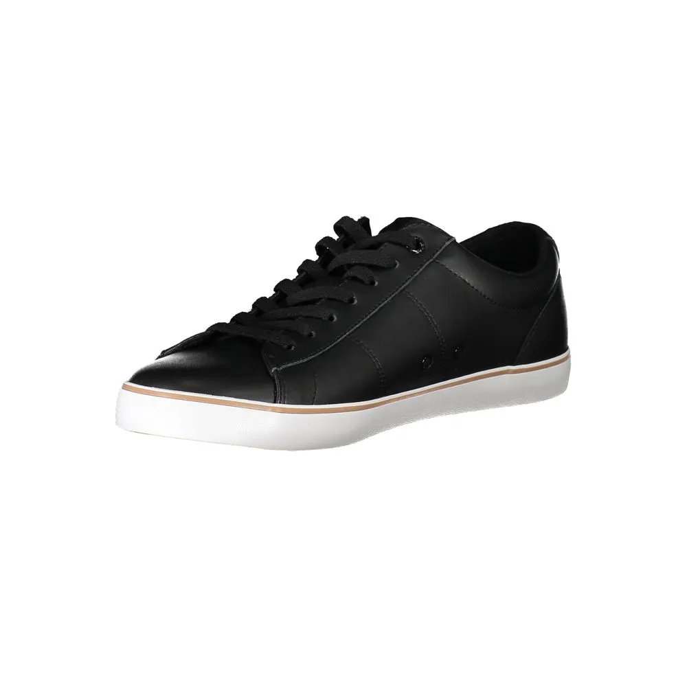 Sleek Black Contrast Lace-Up Sneakers sold by Louxly product image thumbnail 3
