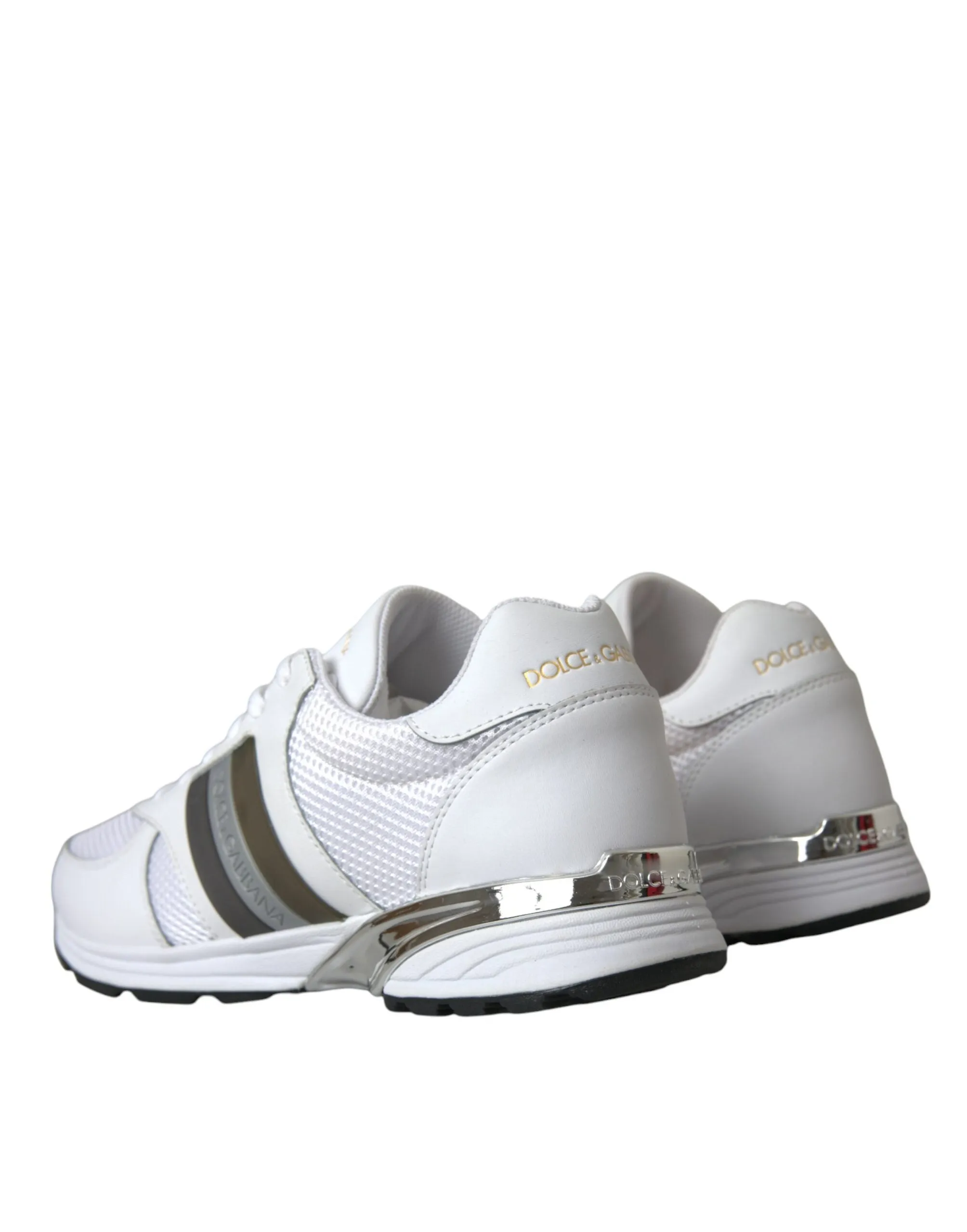 White Mesh Leather Low Top Trainers Sneakers Shoes sold by Louxly product image thumbnail 4