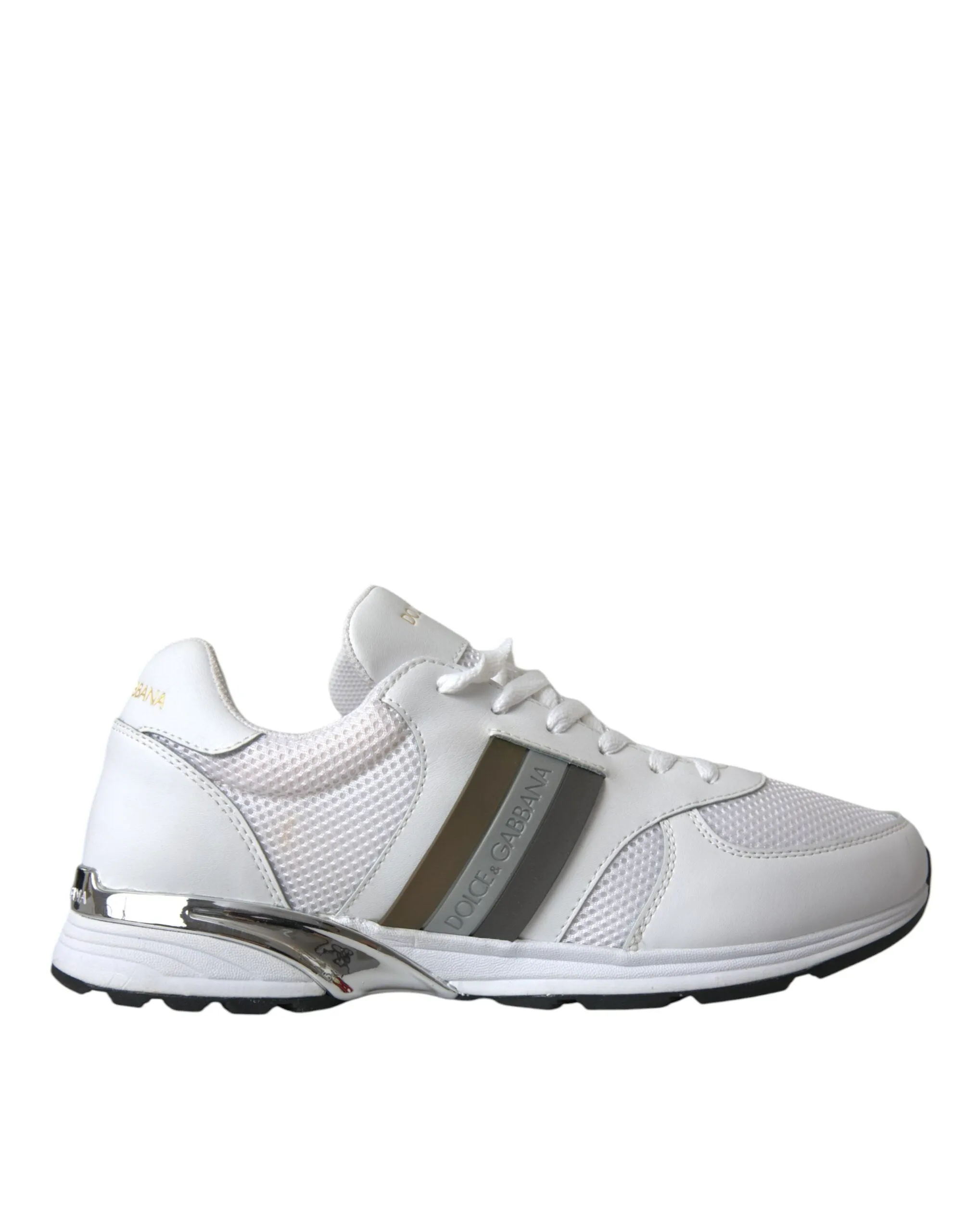 White Mesh Leather Low Top Trainers Sneakers Shoes sold by Louxly