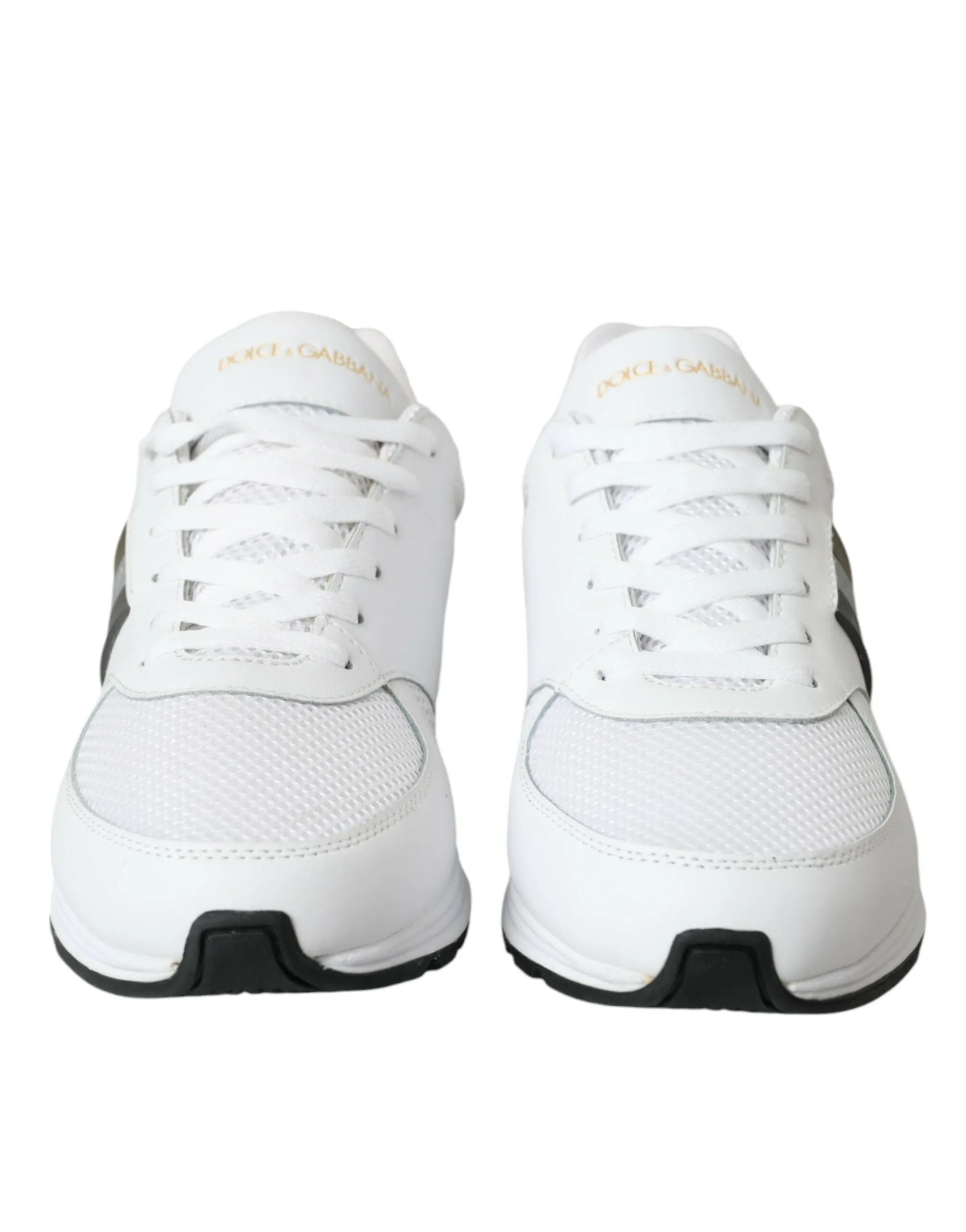 White Mesh Leather Low Top Trainers Sneakers Shoes sold by Louxly product image thumbnail 2