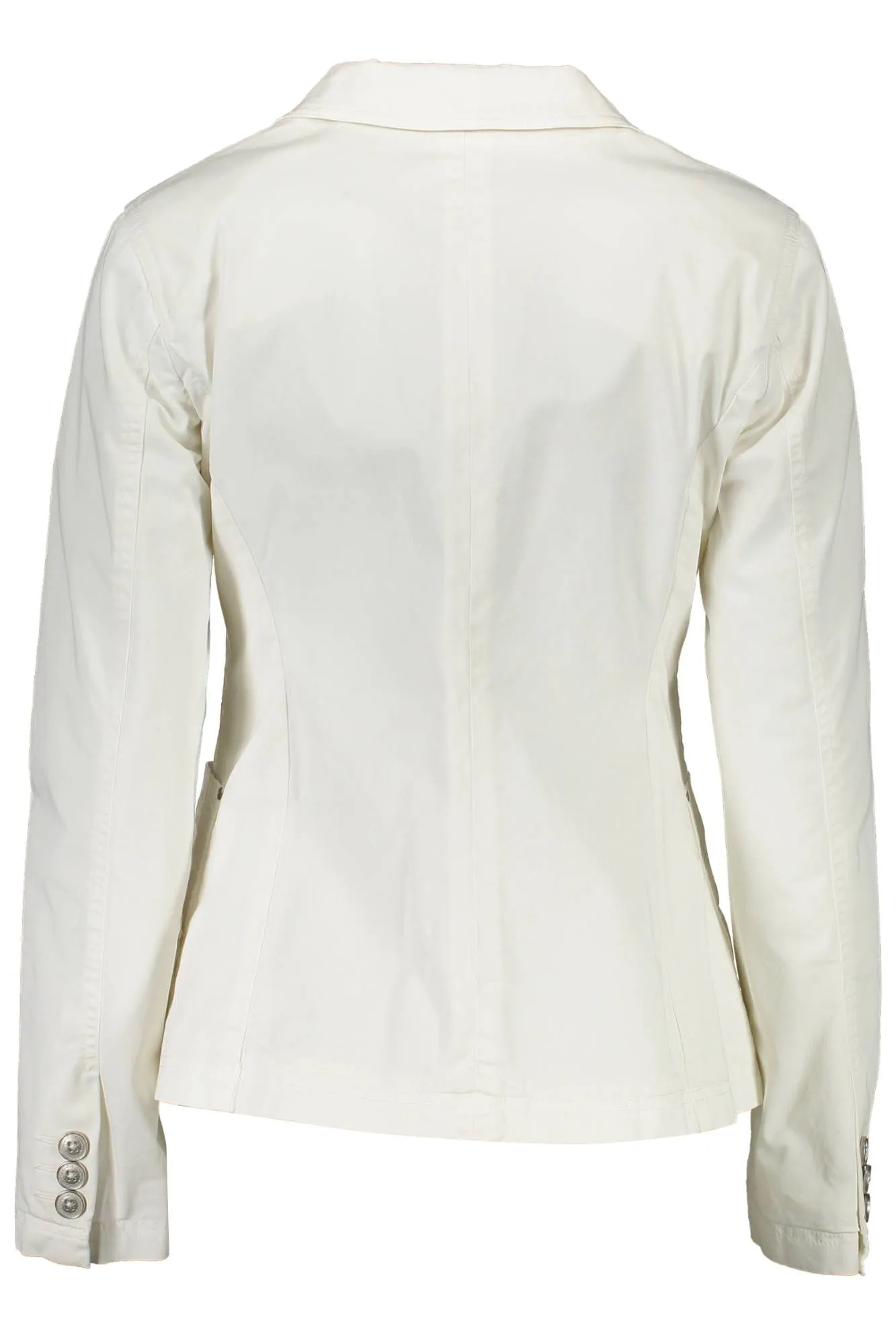 White Cotton Women Jacket sold by Louxly product image thumbnail 2