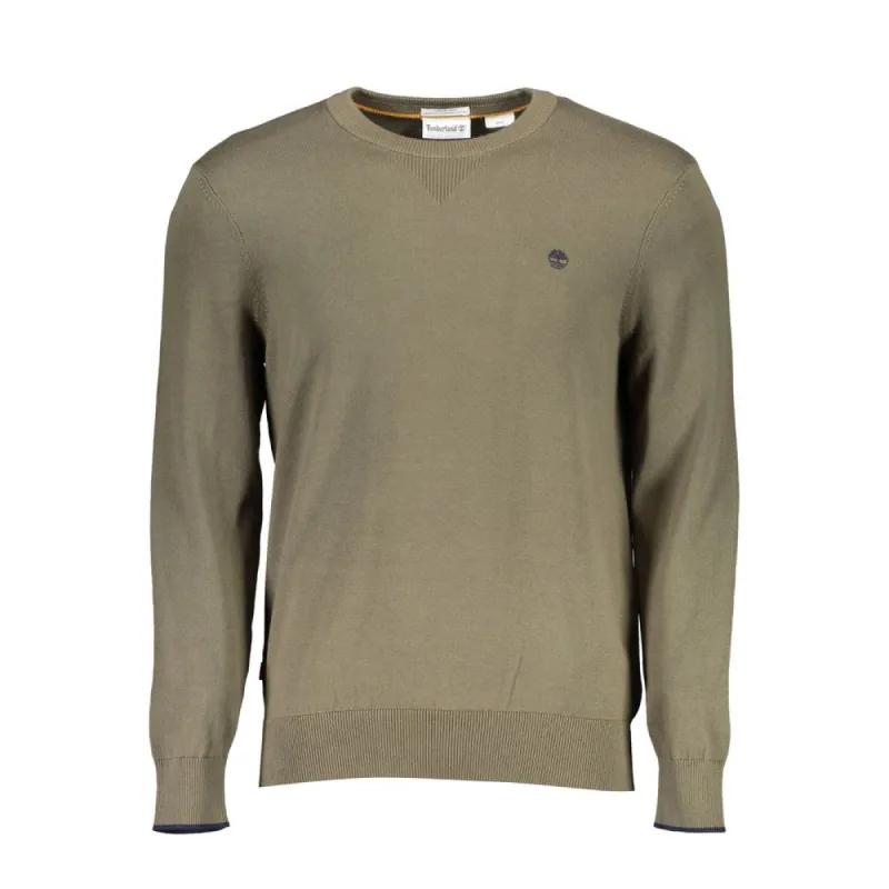 Eco-Conscious Green Crew Neck Sweater sold by Louxly