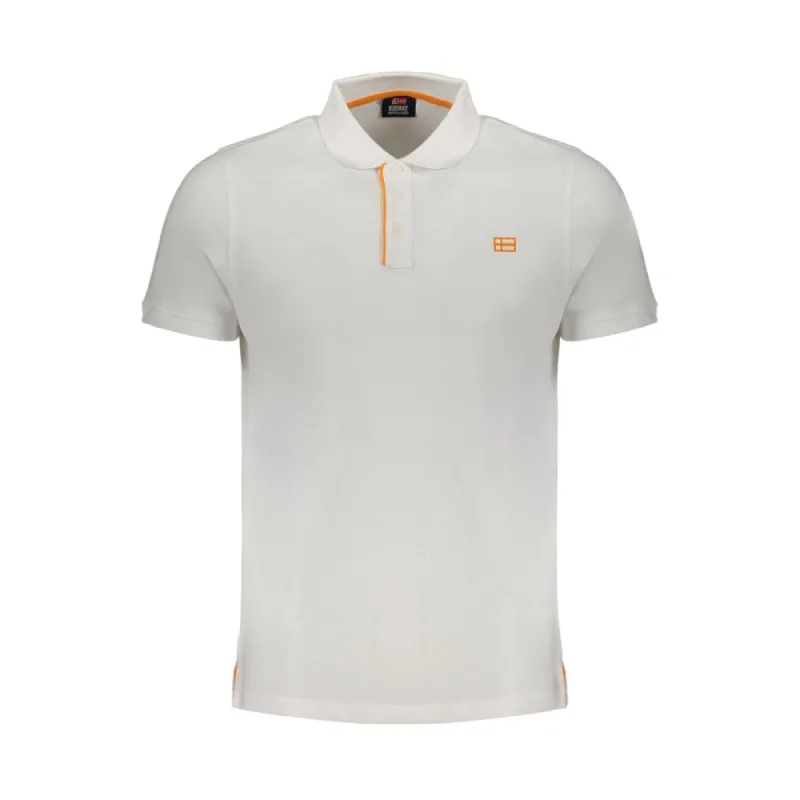 White Cotton Polo Shirt sold by Louxly
