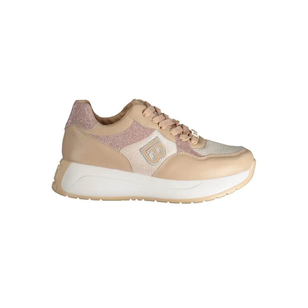 Beige Polyester Sneaker sold by Louxly