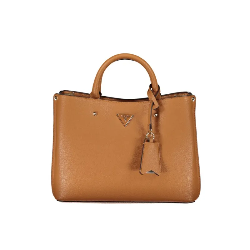 Brown Polyethylene Handbag sold by Louxly