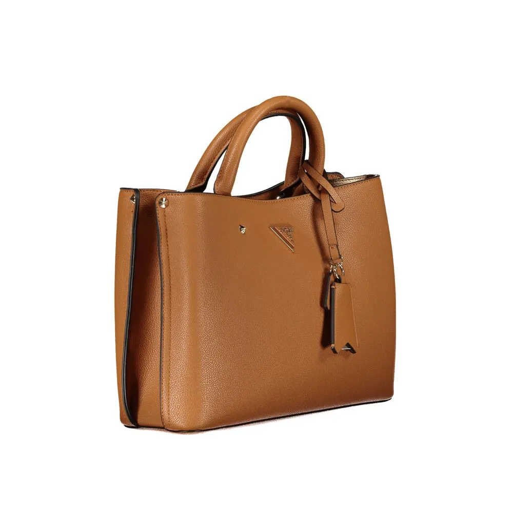 Brown Polyethylene Handbag sold by Louxly product image thumbnail 3
