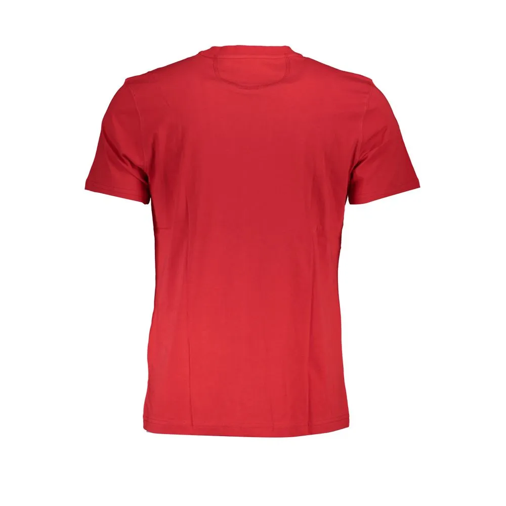 Elegant Pink Crew Neck Cotton Tee sold by Louxly product image thumbnail 2