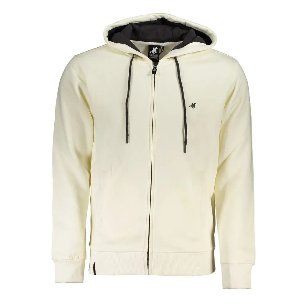 Elite White Hooded Sweatshirt sold by Louxly