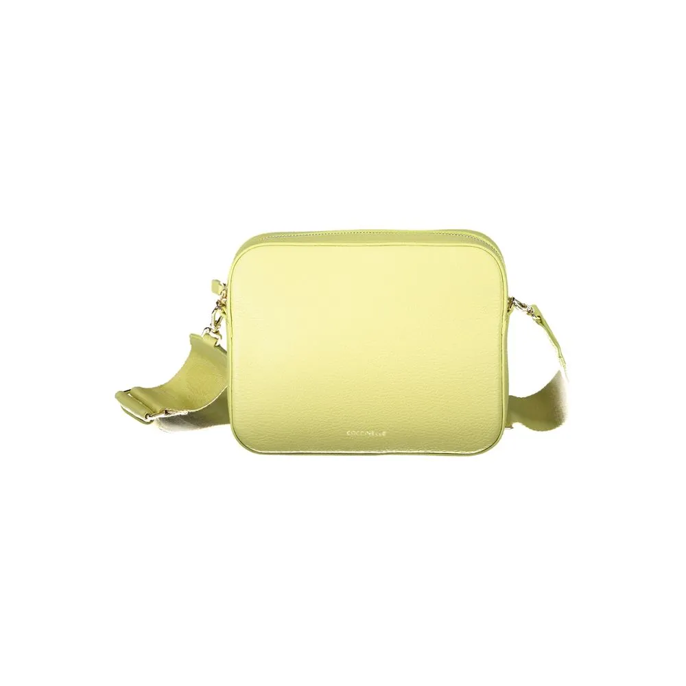 Yellow Leather Handbag sold by Louxly