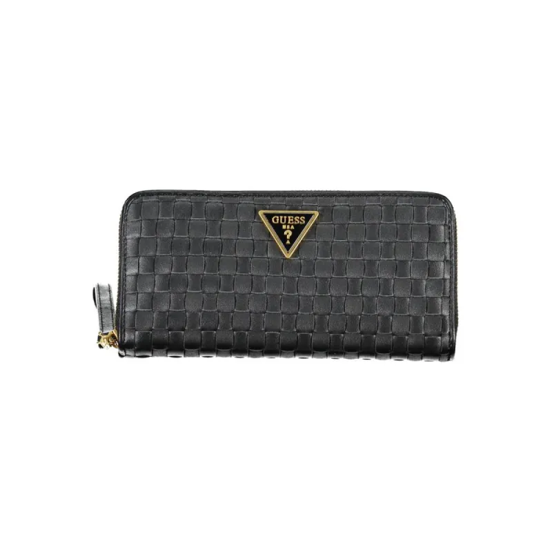 Elegant Black Multi-Compartment Wallet sold by Louxly