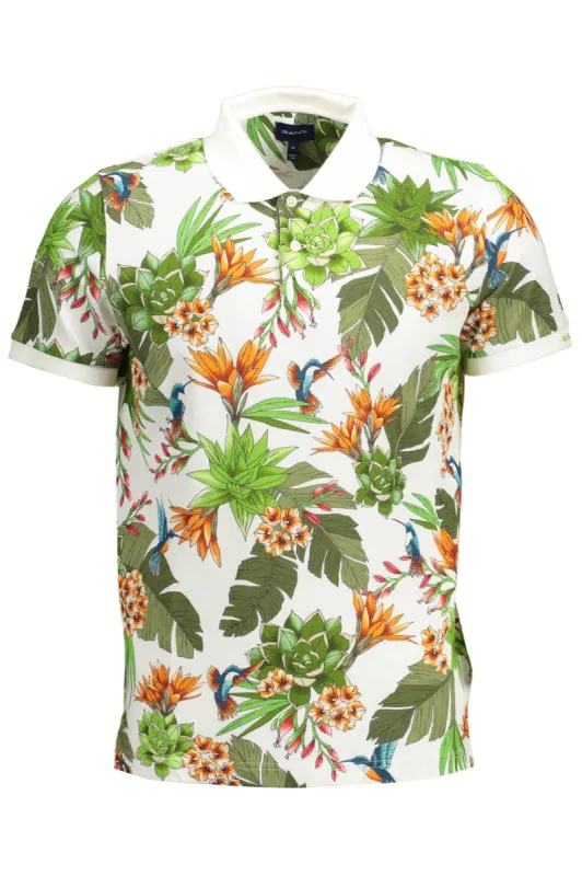 White Cotton Men Polo Shirt sold by Louxly