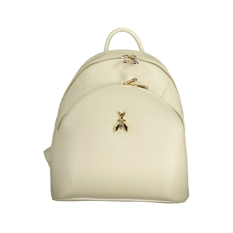 White Leather Backpack sold by Louxly