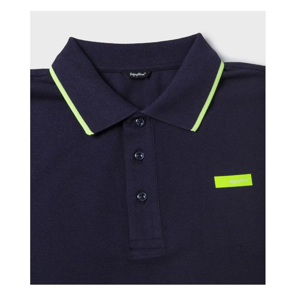 Elegant Cotton Polo Shirt with Contrast Accents sold by Louxly product image thumbnail 3