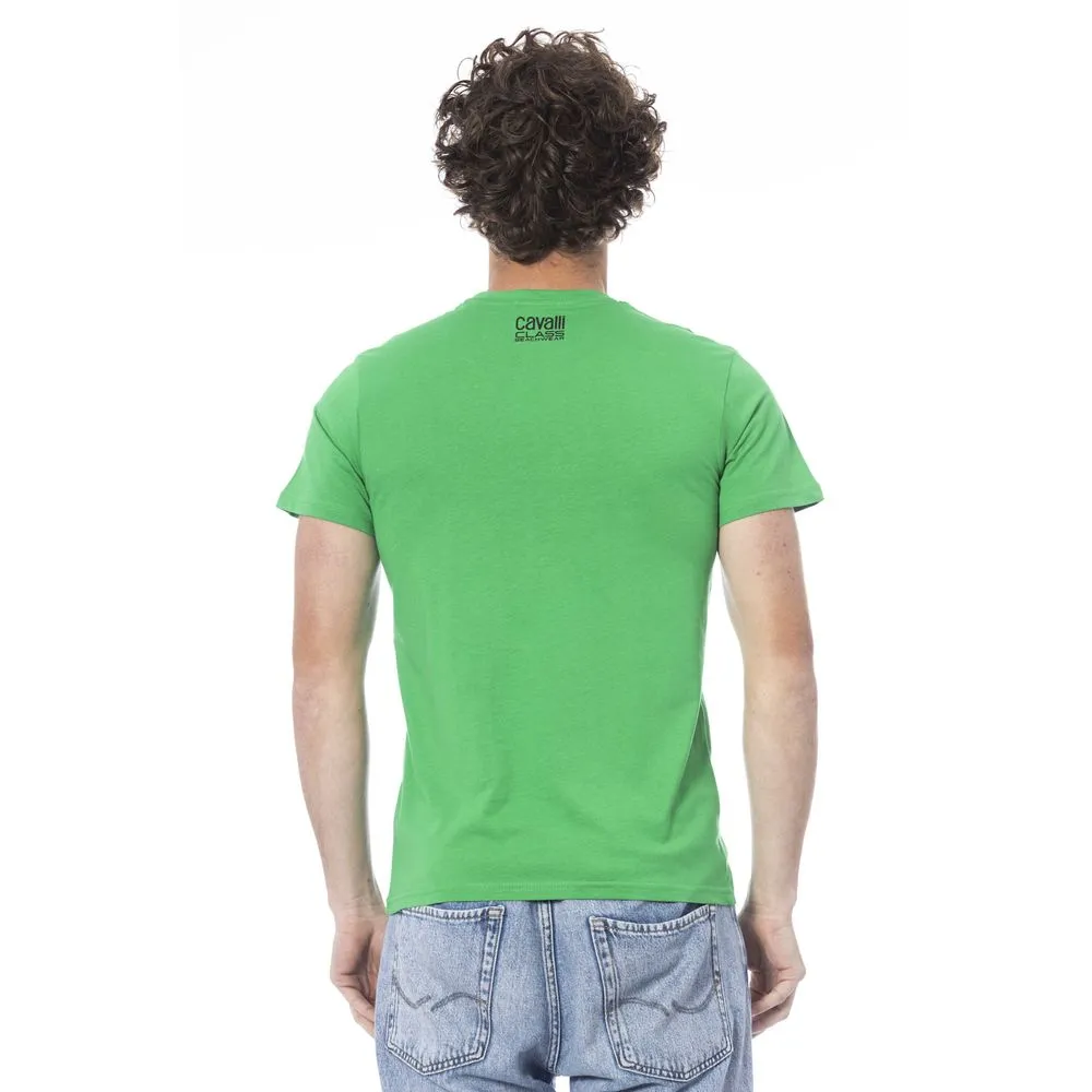 Green Cotton Men T-Shirt sold by Louxly product image thumbnail 3