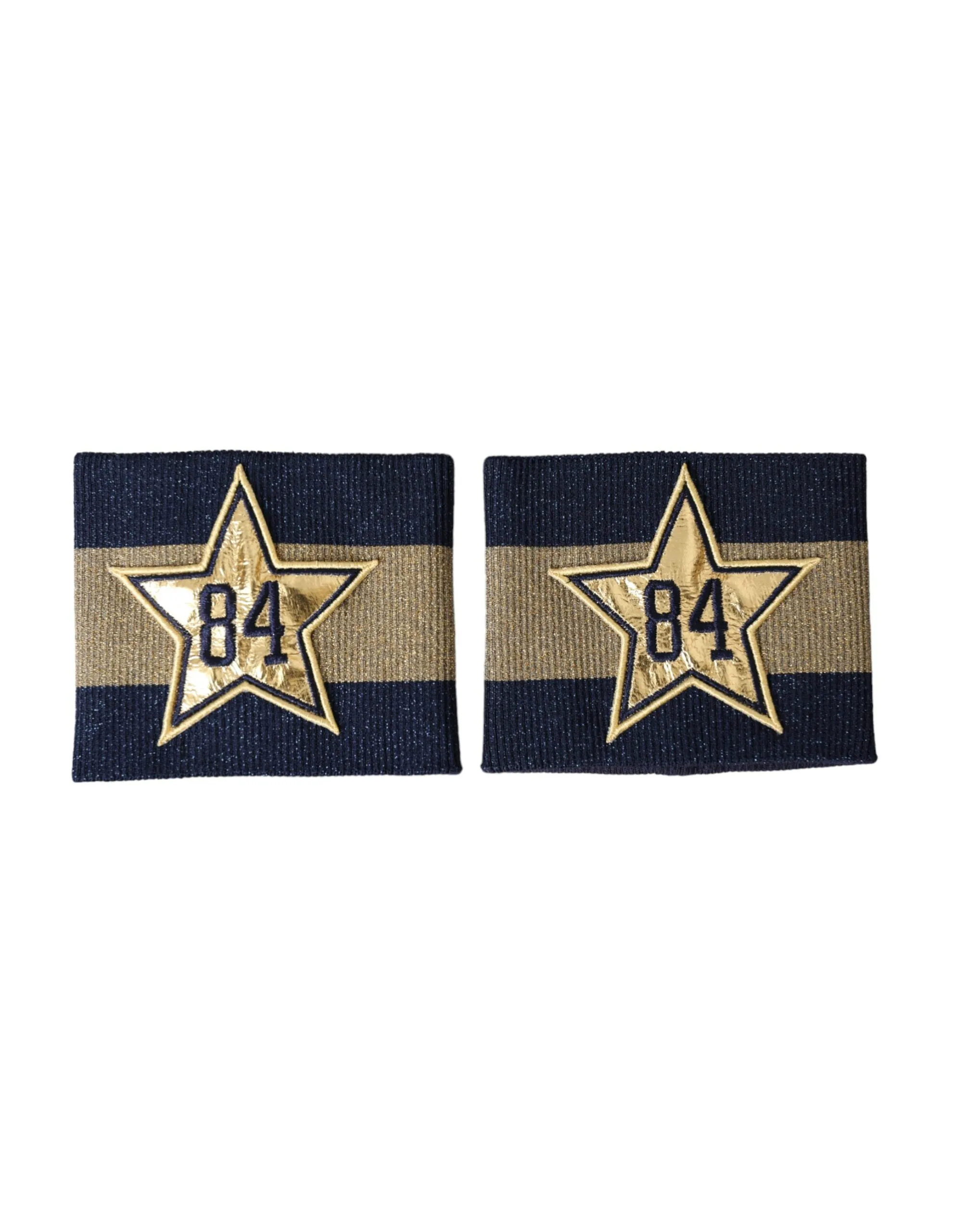 Black Gold Logo Star 84 Viscose Wristband sold by Louxly
