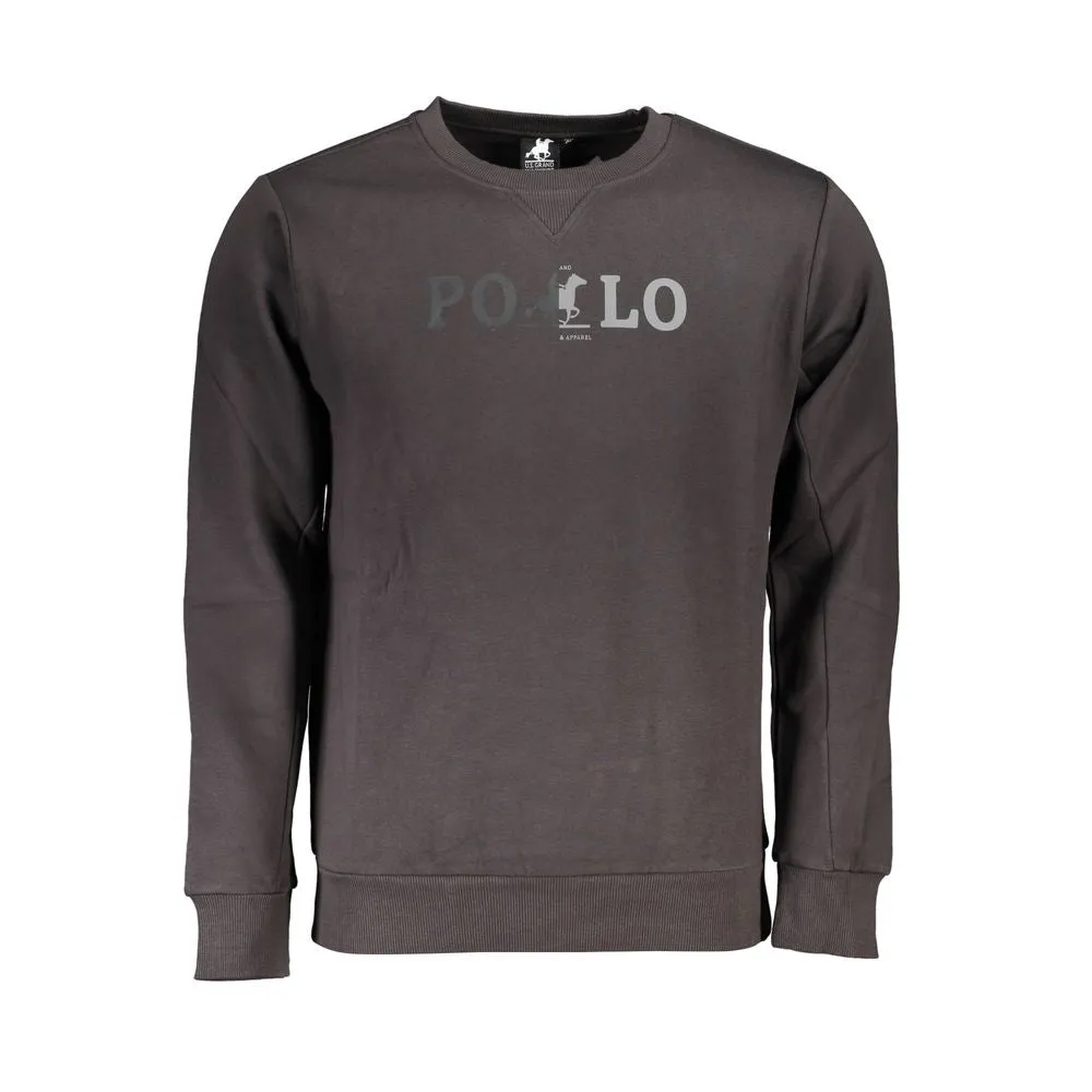 Classic Crew Neck Fleece Sweatshirt In Gray sold by Louxly