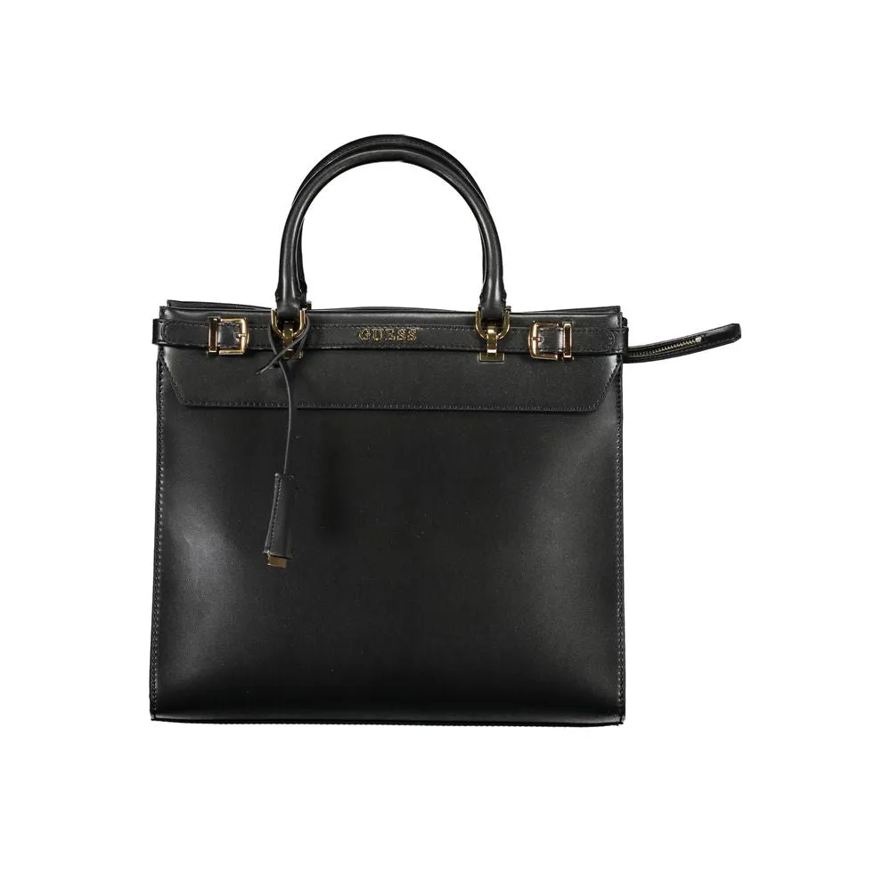 Black Polyethylene Handbag sold by Louxly
