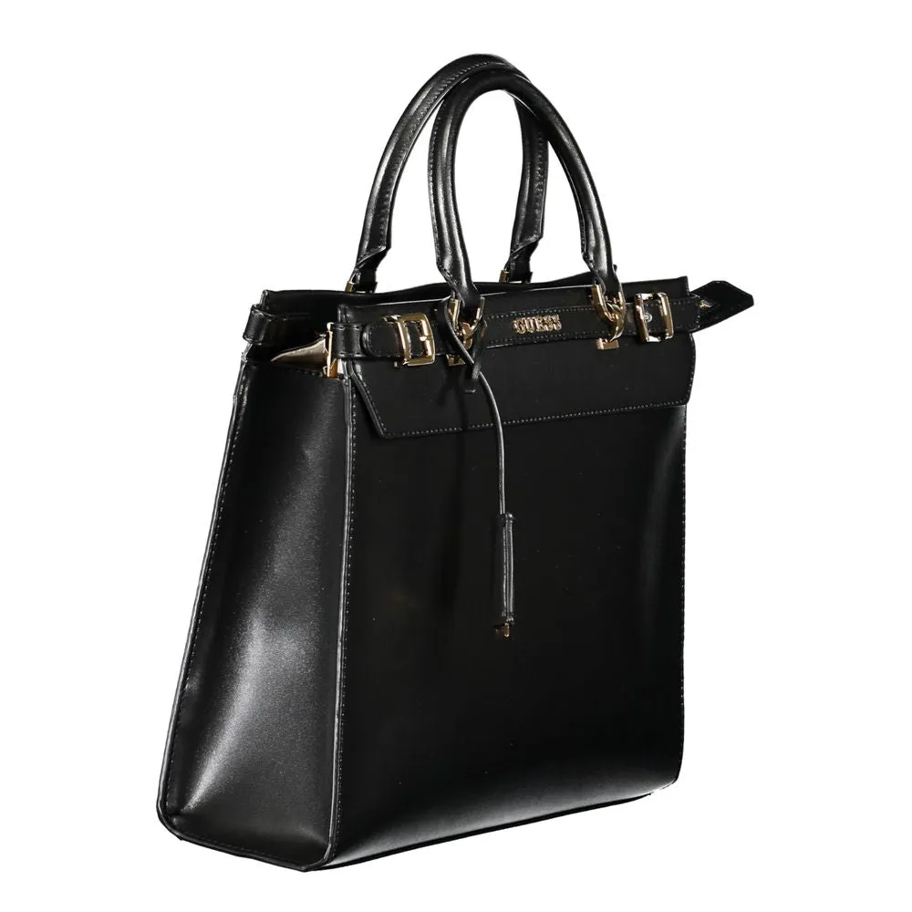 Black Polyethylene Handbag sold by Louxly product image thumbnail 3