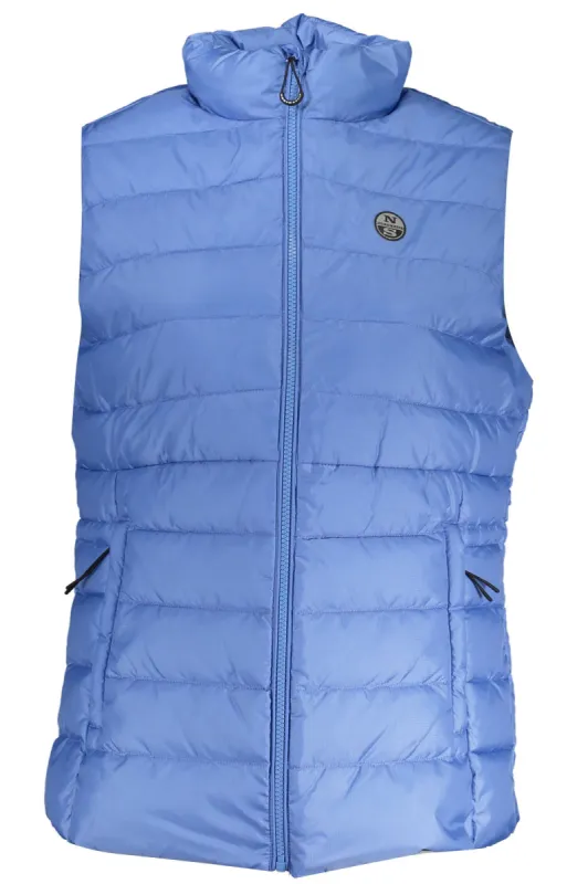 Light Blue Polyester Women Jacket sold by Louxly