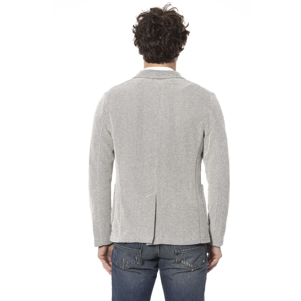 Beige Cotton Blend Classic Jacket sold by Louxly product image thumbnail 3