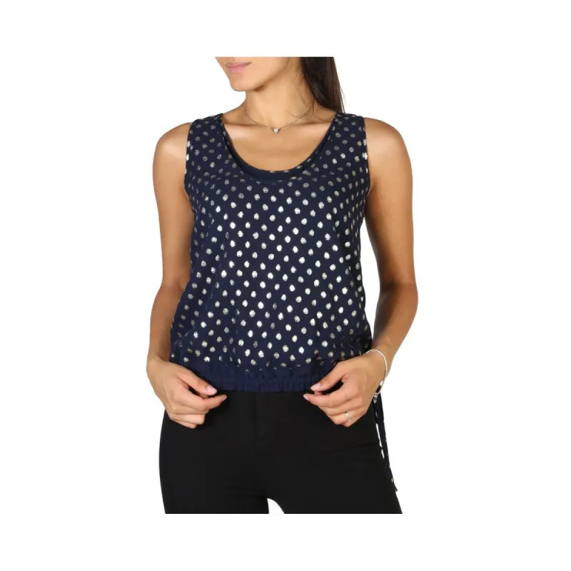 Blue  Tops & T-Shirt sold by Louxly