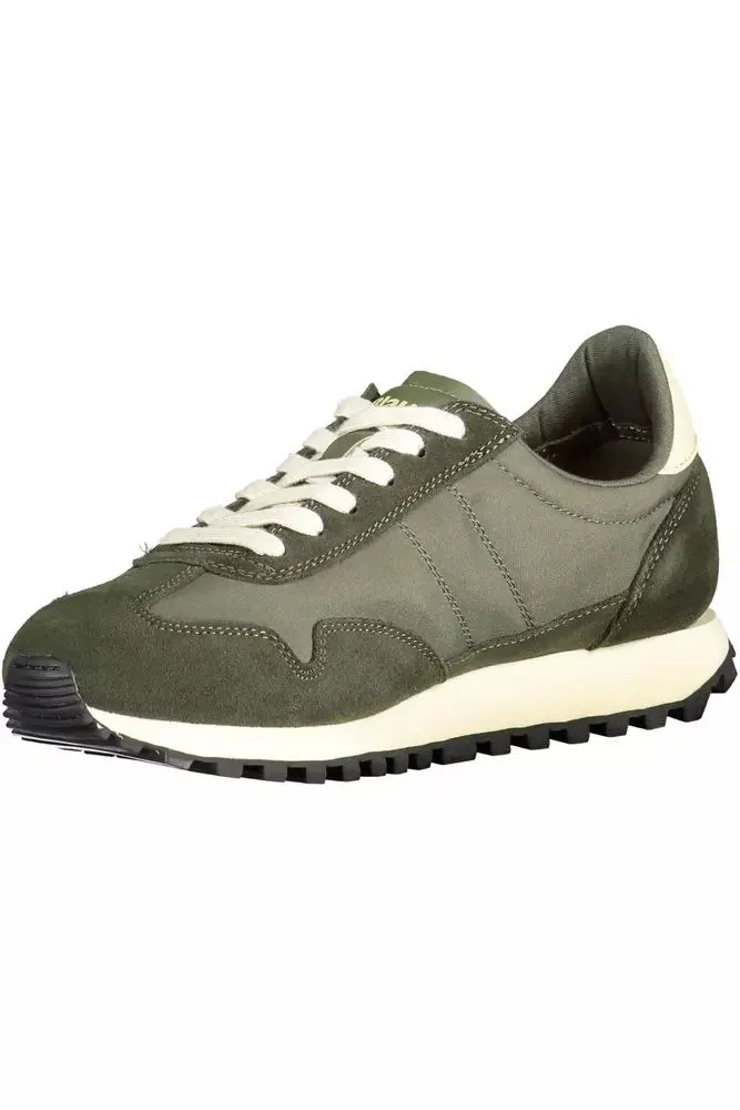 Sporty Green Lace-Up Sneakers with Contrast Detailing sold by Louxly product image thumbnail 3