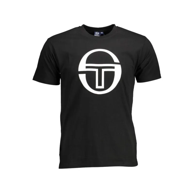 Black Cotton T-Shirt sold by Louxly