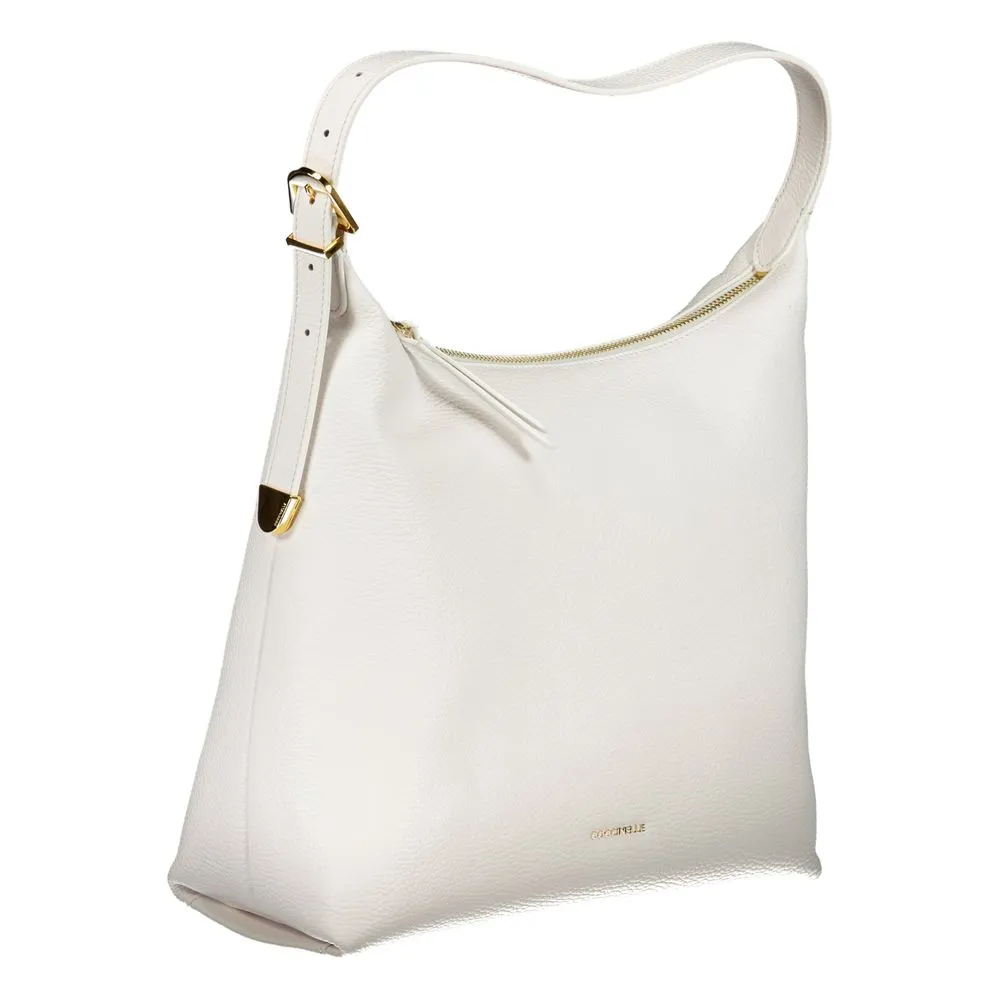 White Leather Handbag sold by Louxly product image thumbnail 3