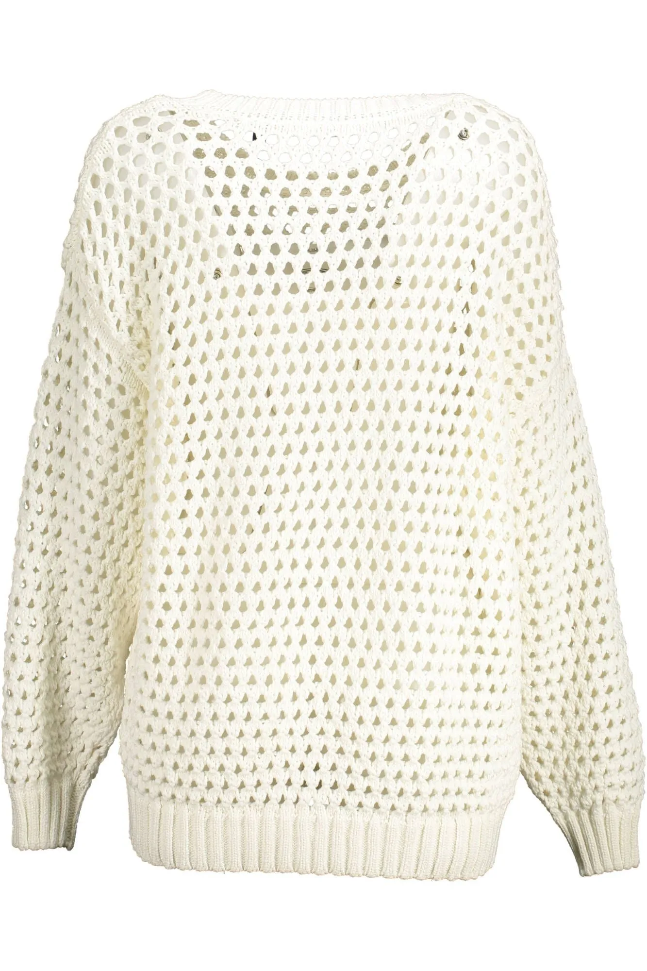 White Cotton Women Sweater sold by Louxly product image thumbnail 2
