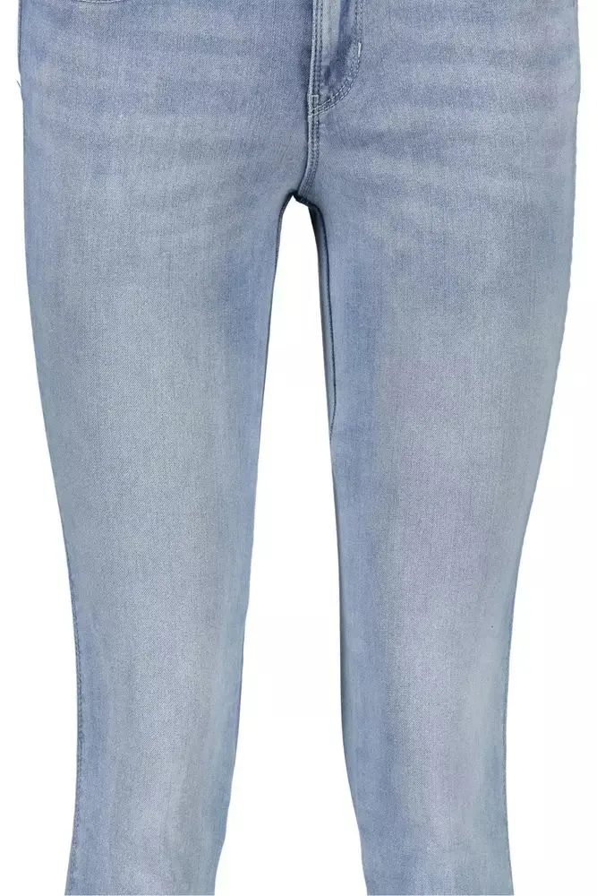 Light Blue Cotton Women Jeans sold by Louxly product image thumbnail 3