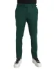 Green Wool Men Slim Fit Chino Pants sold by Louxly