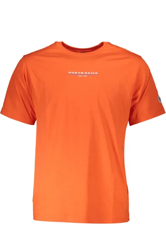 Organic Cotton Comfort Fit Tee in Orange sold by Louxly
