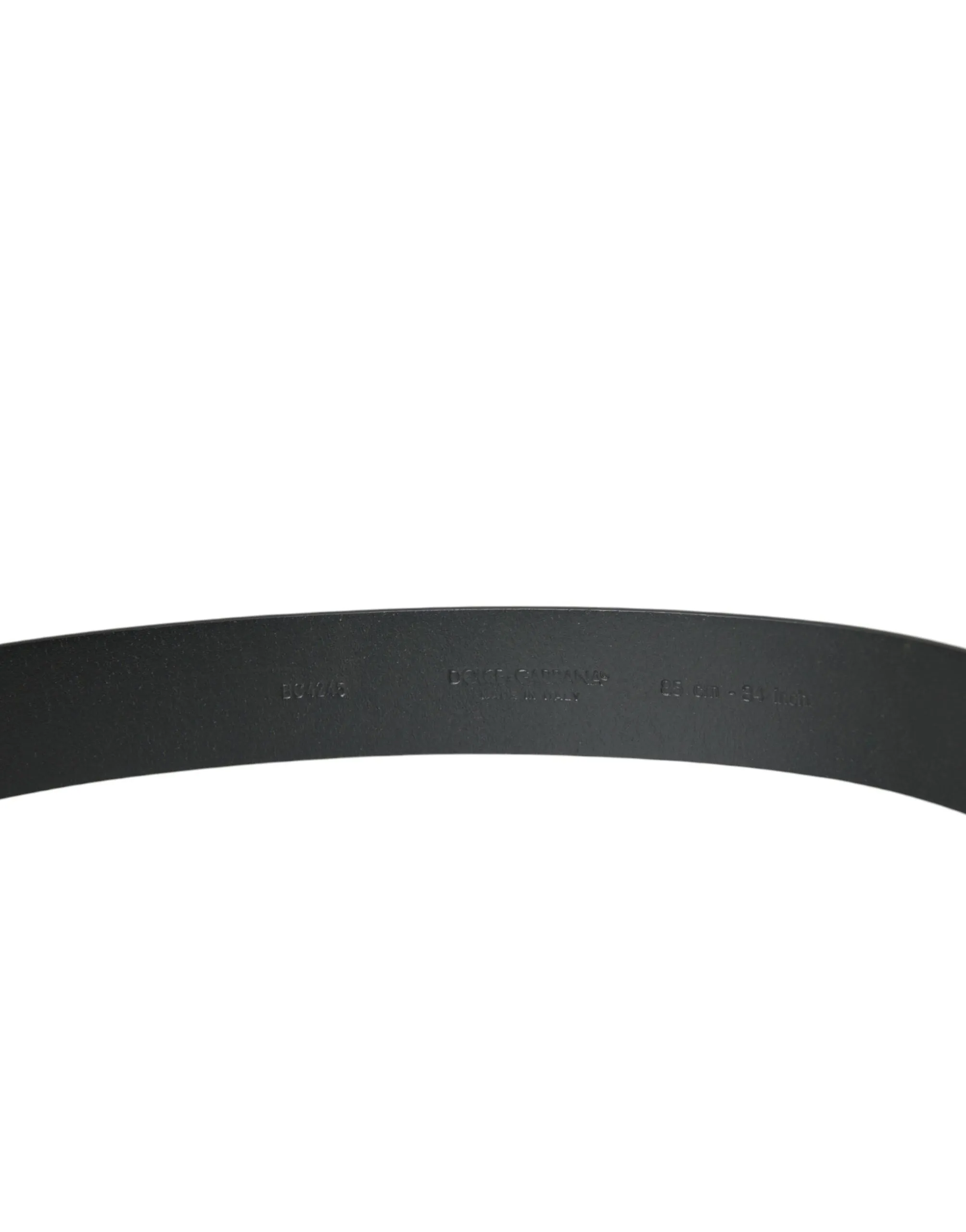 Blue Leather Silver Metal Logo Buckle Belt Men sold by Louxly product image thumbnail 5