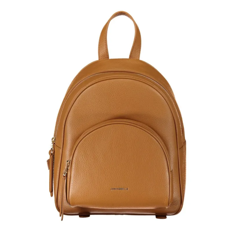 Brown Leather Backpack sold by Louxly
