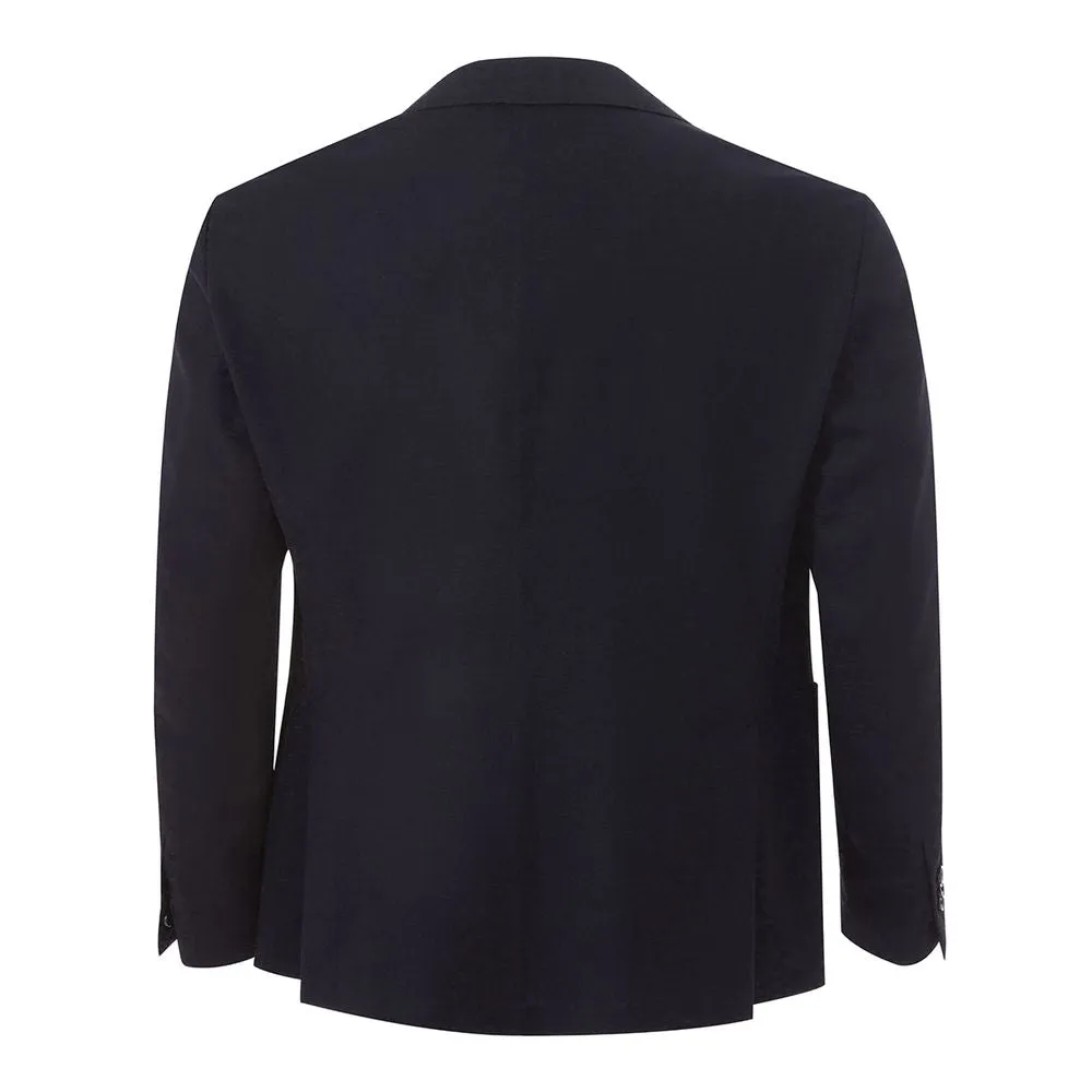 Elegant Blue Cotton Lardini Jacket sold by Louxly product image thumbnail 2