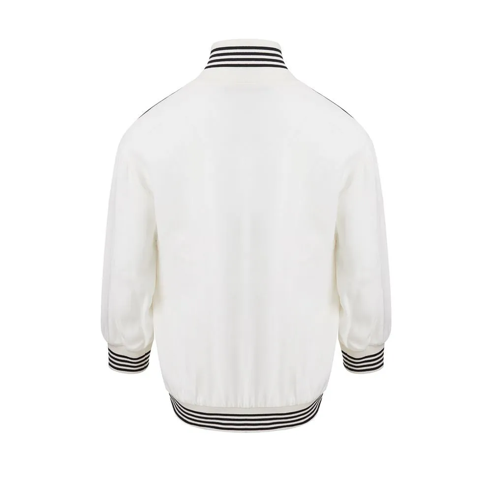 Elegant Cotton Knit White Sweater sold by Louxly product image thumbnail 2