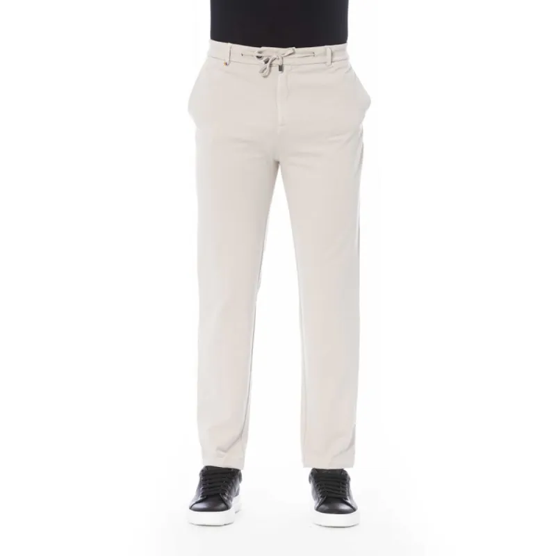 Beige Cotton Jeans & Pant sold by Louxly