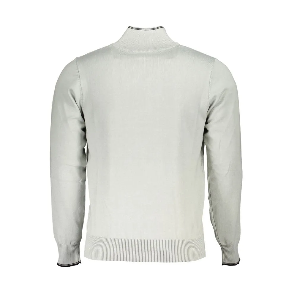 Elegant Half-Zip Sweater with Contrast Details sold by Louxly product image thumbnail 2