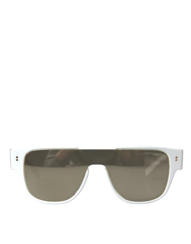 Chic White Acetate Designer Sunglasses sold by Louxly