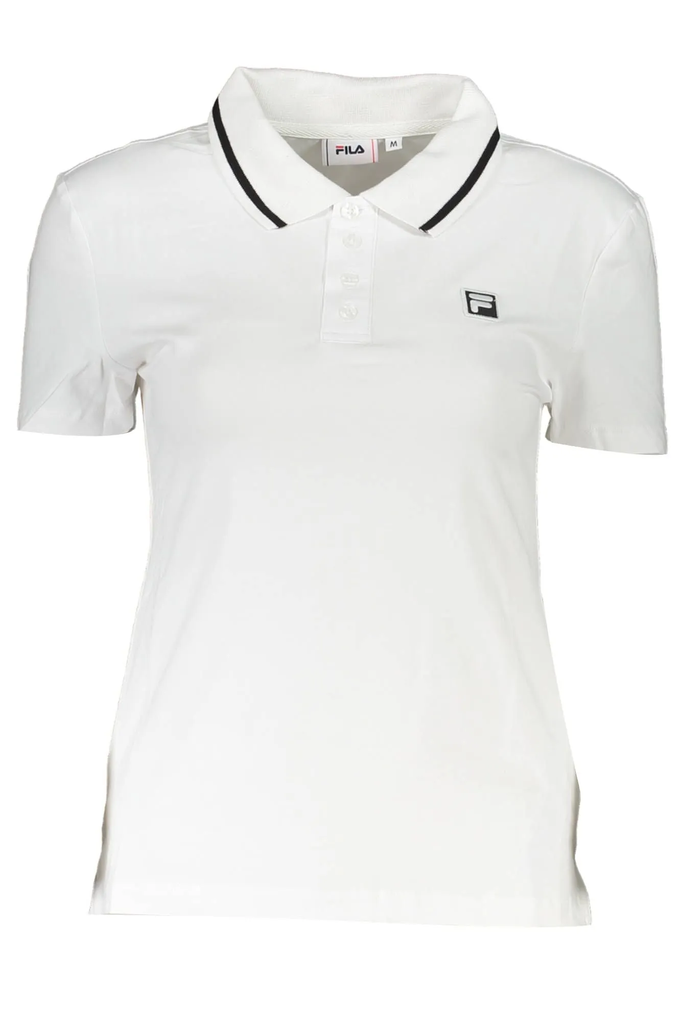 White Cotton Women Polo Shirt sold by Louxly