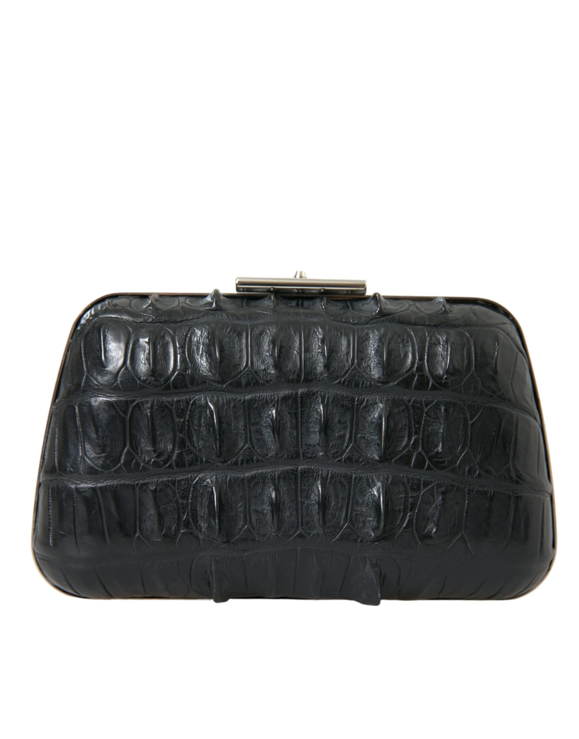 Elegant Crocodile Leather Evening Clutch sold by Louxly product image thumbnail 3