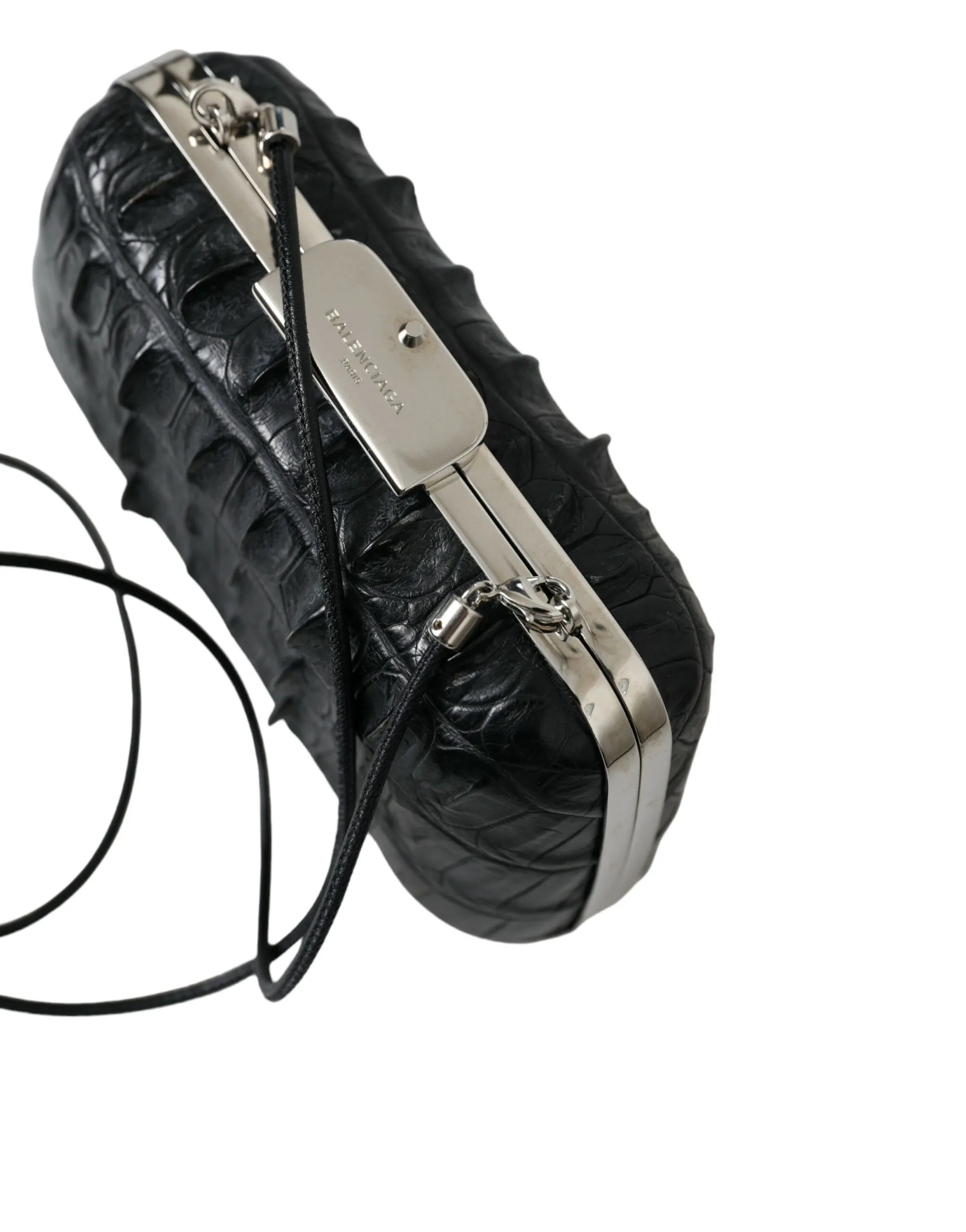 Elegant Crocodile Leather Evening Clutch sold by Louxly product image thumbnail 2