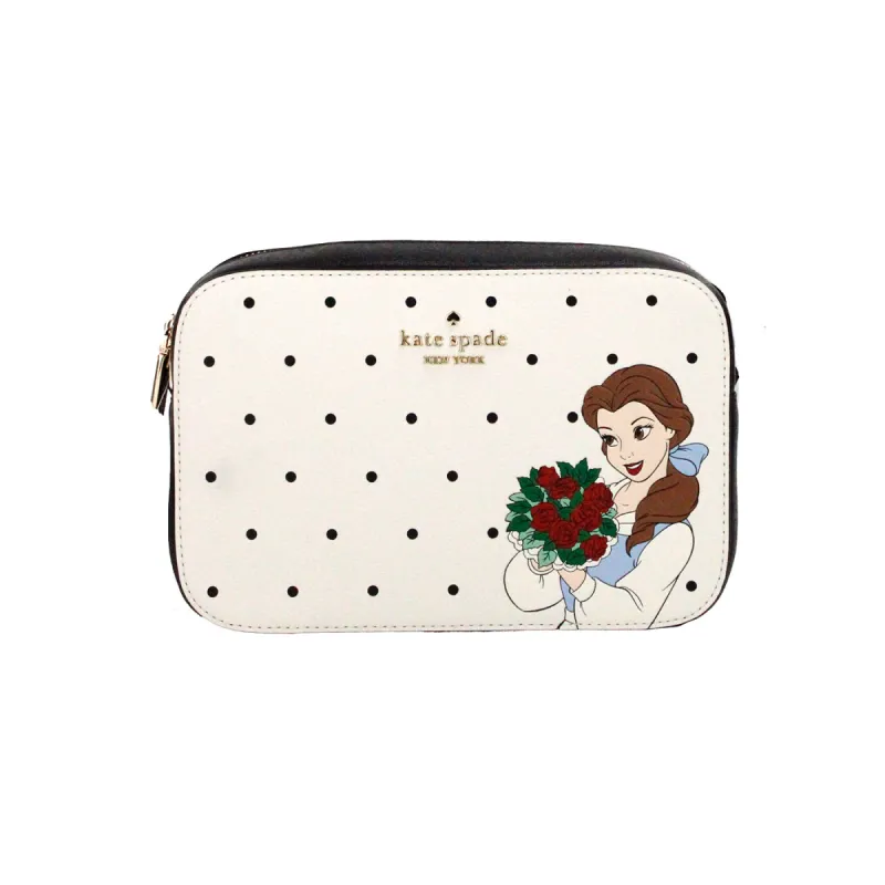 Disney Beauty and the Beast Mini Camera Crossbody Bag Purse made by Kate Spade