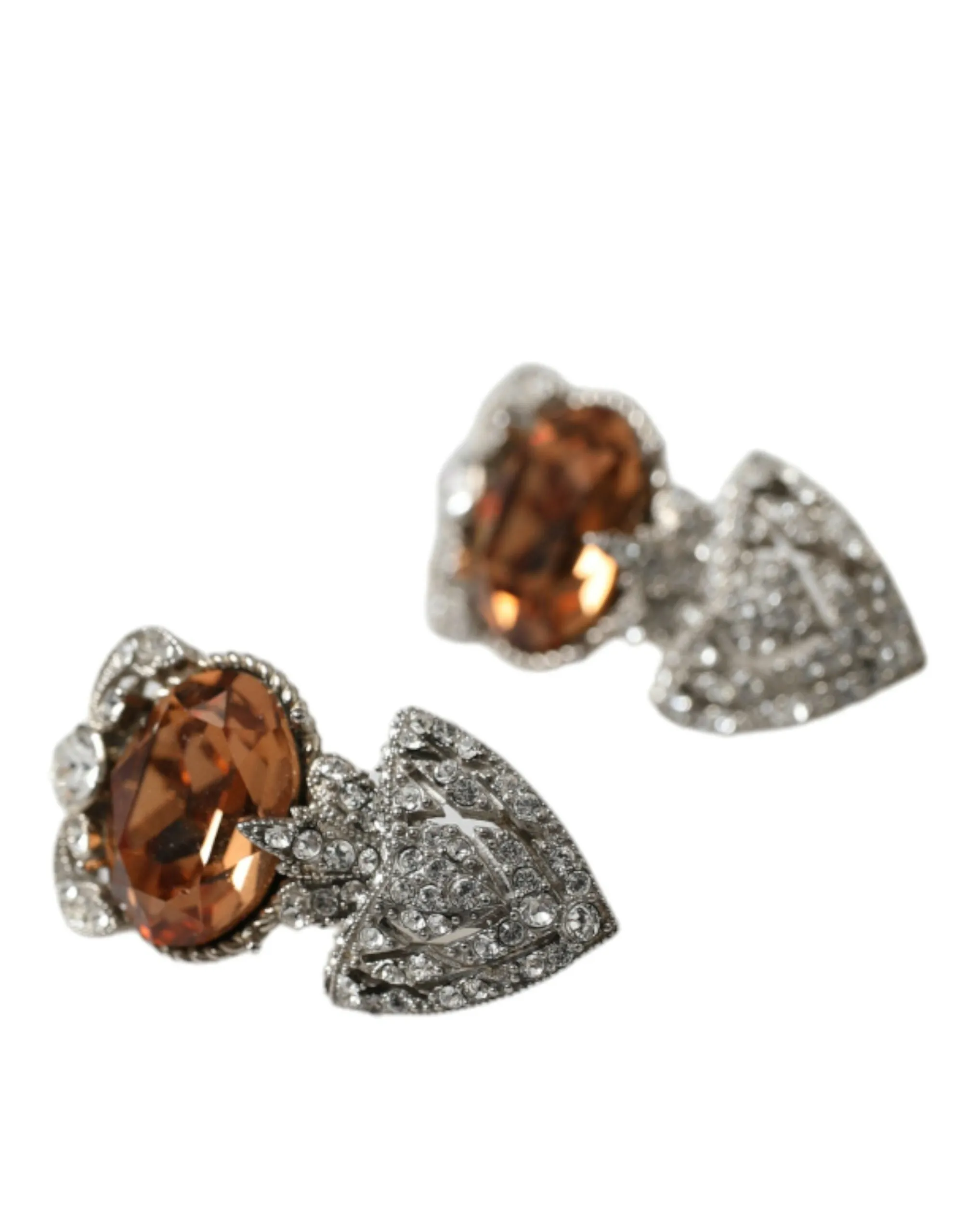 Elegant Sterling Silver Crystal Earrings sold by Louxly product image thumbnail 3