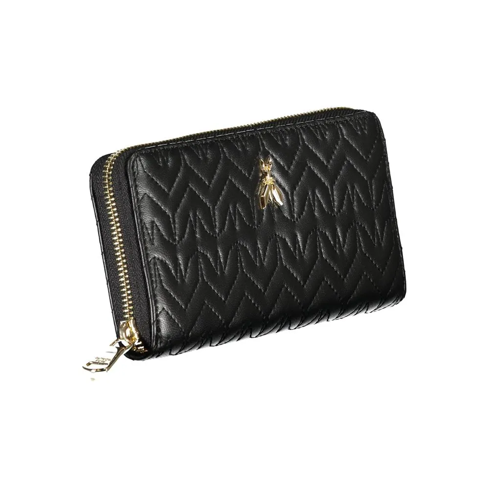 Elegant Black Wallet with Contrasting Details sold by Louxly product image thumbnail 3