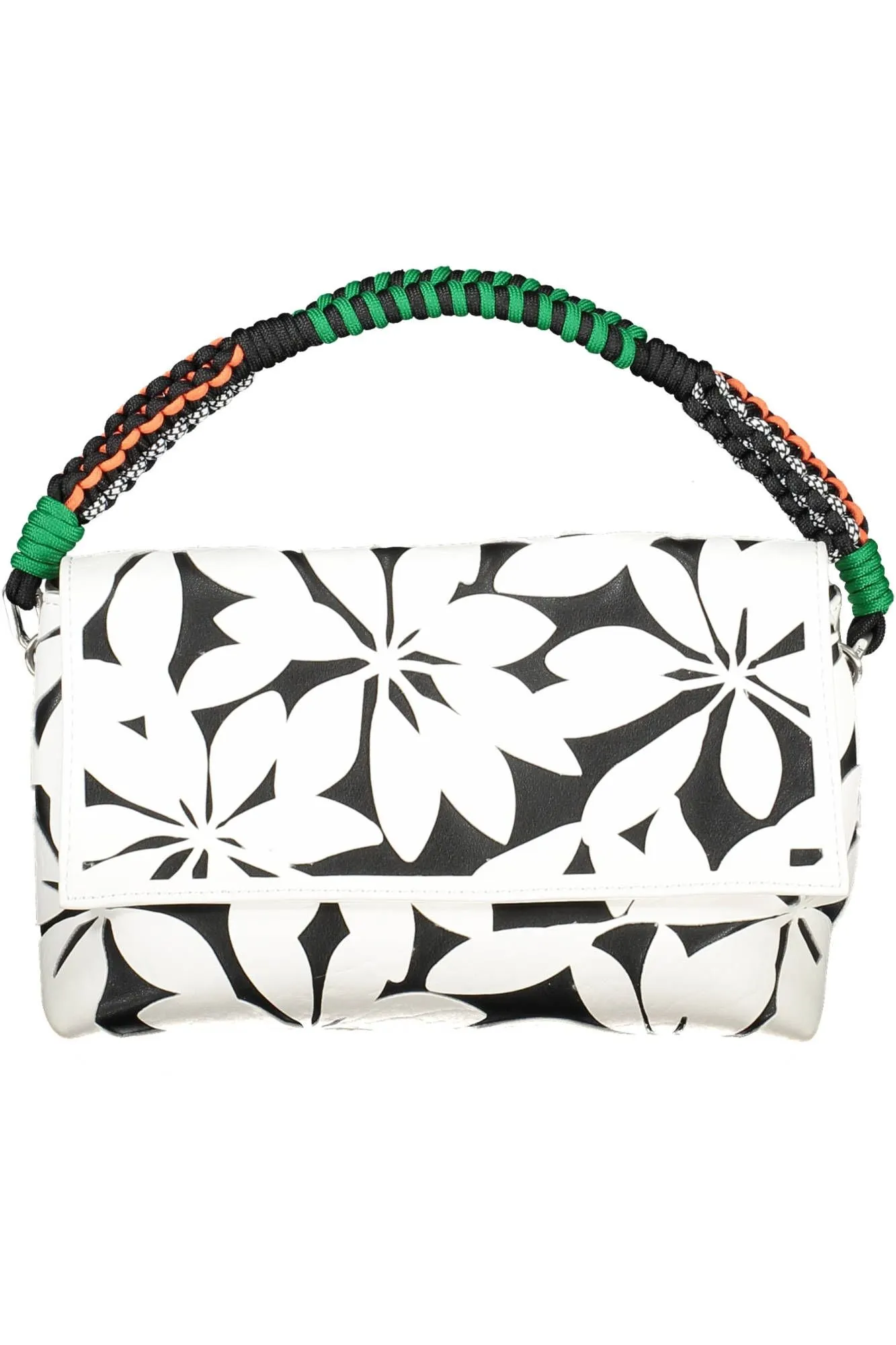 White Polyethylene Women Handbag sold by Louxly