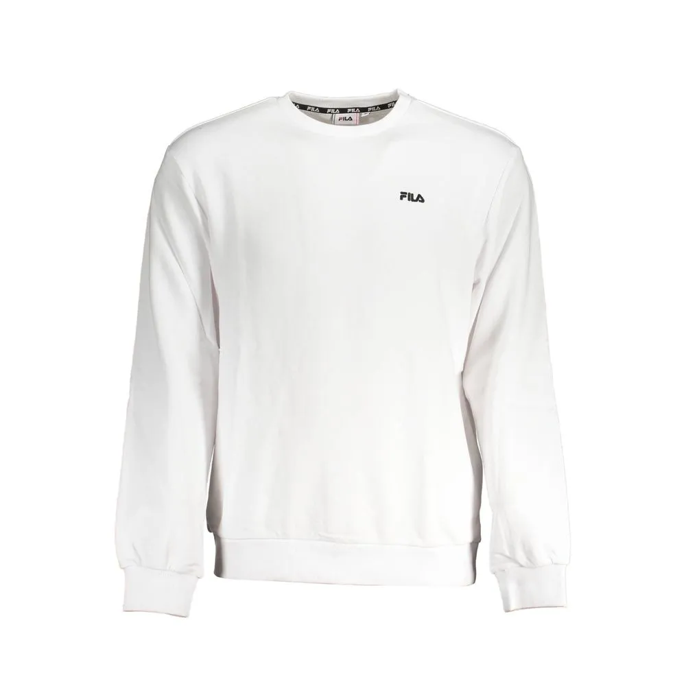 Eco-Conscious White Crew Neck Sweater sold by Louxly