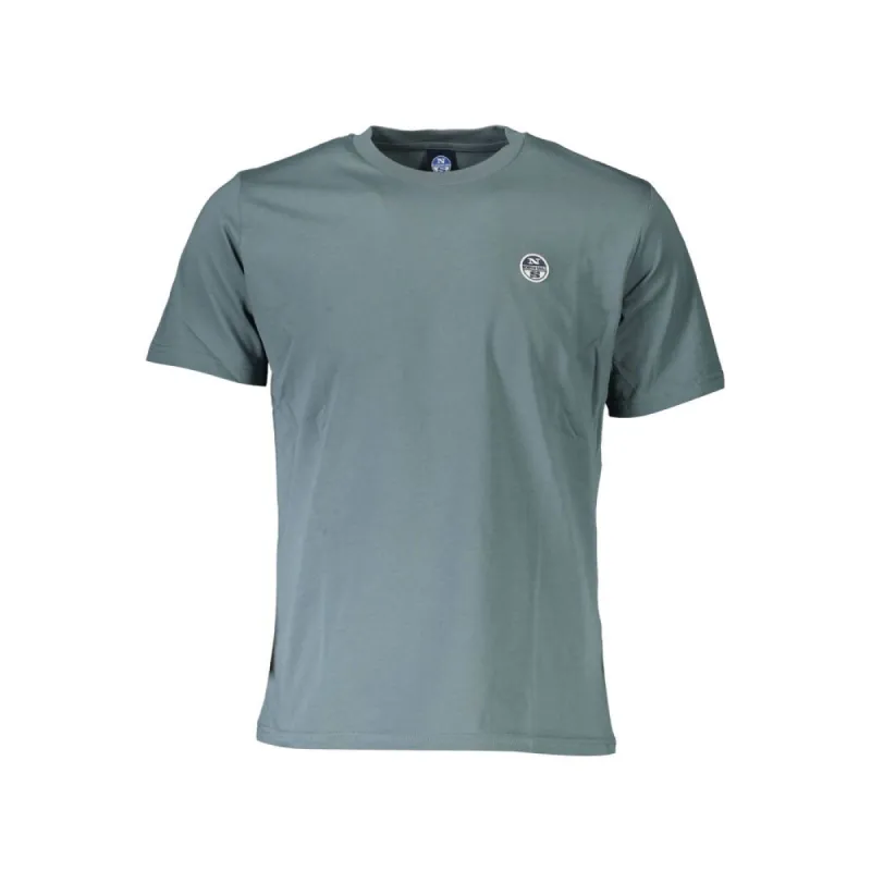 Green Cotton Men T-Shirt made by North Sails