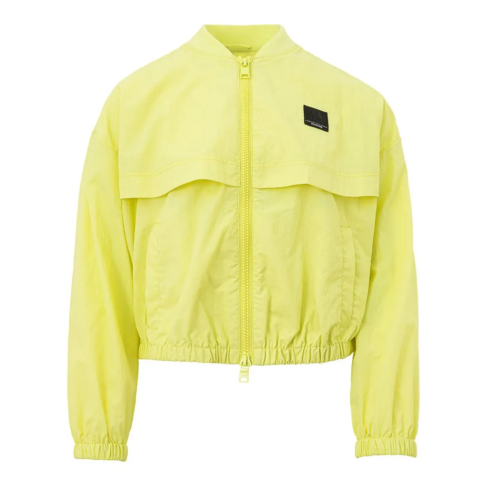 Chic Yellow Polyamide Jacket for Women sold by Louxly