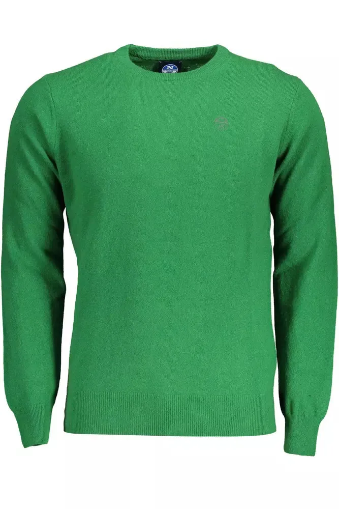Green Wool Men Sweater sold by Louxly